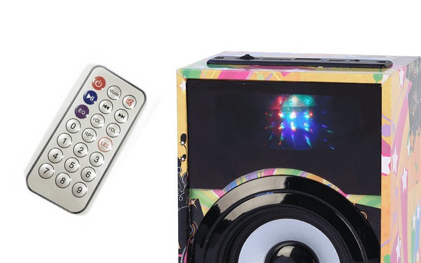 FM Radio LED Screen Display With Remote Control