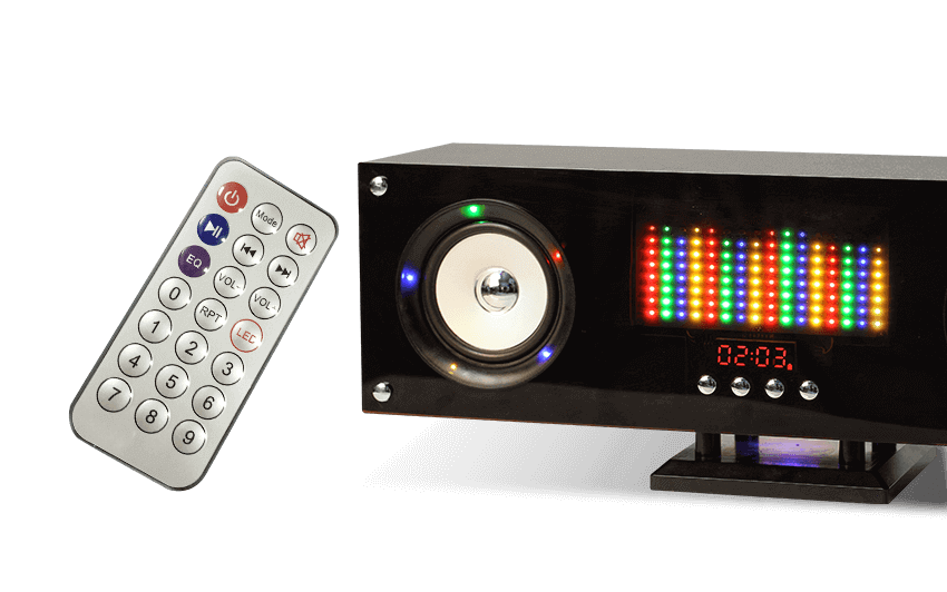 FM Radio LED Screen Display With Remote Control